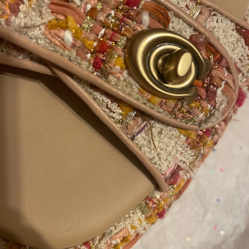 Coach Tweed Sandals - Picture 8 of 8
